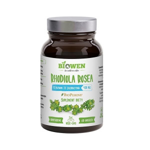 Rhodiola Rosea | Różeniec Górski | 420 mg 60 kaps. BIOWEN