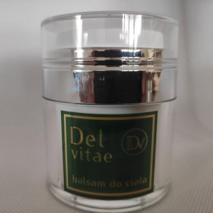 Del Vitae Balsam Do Ciała z Kwasem Humusowym i Pastą CBD 50g Królewski Ogrody