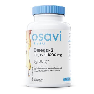Omega-3 olej rybi 1000 mg 60 kapsułek Osavi