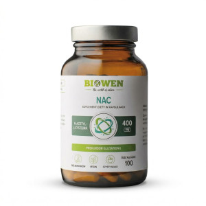 Suplement NAC 400mg 100 kapsułek Biowen