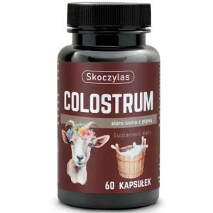 Colostrum siara kozia z pigwą 60 kapsułek Skoczylas