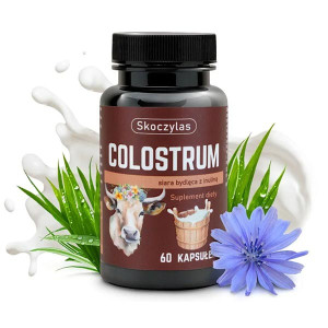 Colostrum siara bydlęca z inuliną 60 kapsułek Skoczylas