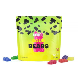 Żelki konopne Green Out Sour Bears 130g. Dutch Therapy