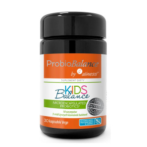 Probiotyk KIDS Balance 30kaps. wegetariańskich ProbioBalance by Aliness