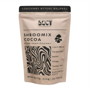 Kakao funkcjonalne z grzybami i adaptogenami Shroomix Cocoa 240g Lucy Mushrooms