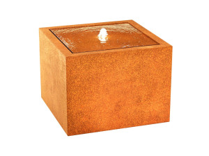 Fontanna ogrodowa ze stali Corten FUENTE FW1 | wys. 45 cm, szer. 60 cm |