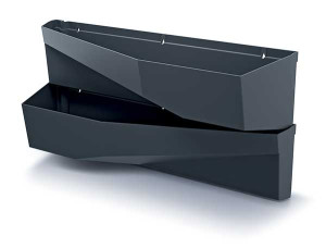 Doniczki wiszące przyścienne Cascade Wall - geometryczne plastikowe doniczki