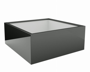 Donica kwadratowa 160x160x60 z włókna szklanego