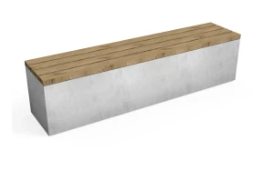 Ławka betonowa NORDIC 01 180x45x40h