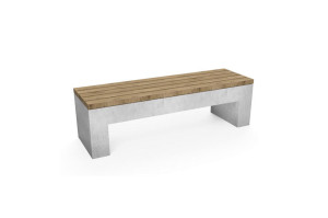 Ławka betonowa NORDIC 08 150x45x40h