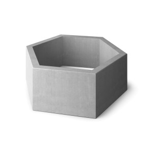 Donica betonowa Heksagon 200x173x85h