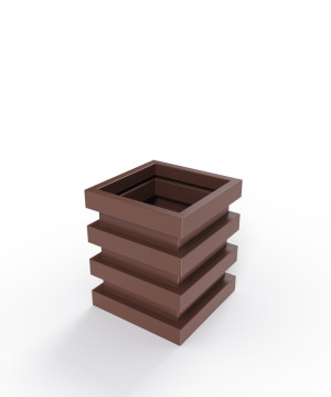 Donica Pluton | dł. 34 cm, szer. 34 cm, wys. 48 cm