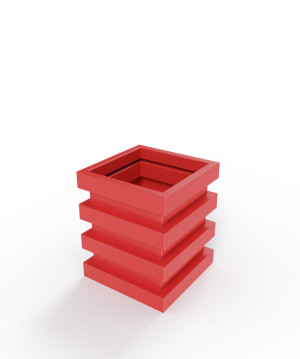 Donica Pluton | dł. 34 cm, szer. 34 cm, wys. 48 cm