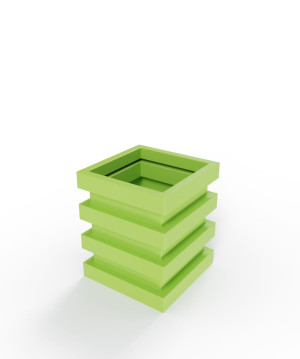 Donica Pluton | dł. 34 cm, szer. 34 cm, wys. 48 cm