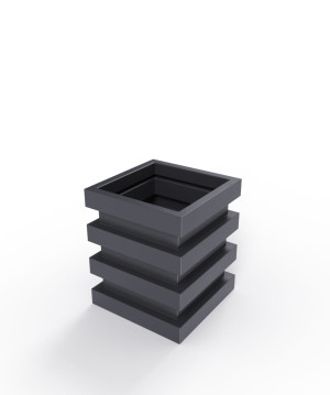 Donica Pluton | dł. 34 cm, szer. 34 cm, wys. 48 cm