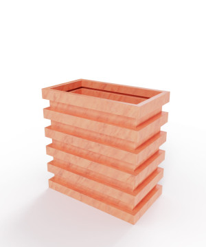 Donica Pluton | dł. 72 cm, szer. 40 cm, wys. 74 cm