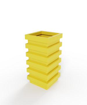 Donica Pluton | dł. 40 cm, szer. 34 cm, wys. 81 cm