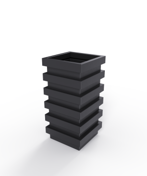 Donica Pluton | dł. 40 cm, szer. 34 cm, wys. 81 cm