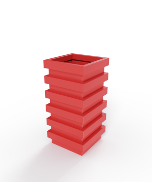 Donica Pluton | dł. 40 cm, szer. 34 cm, wys. 81 cm