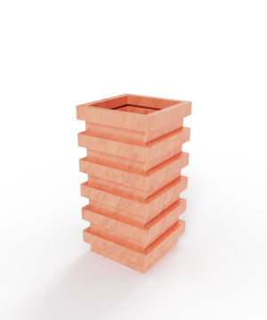 Donica Pluton | dł. 40 cm, szer. 34 cm, wys. 81 cm