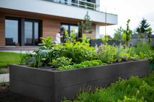 Grządka na warzywa 150x75x40h bez docieplenia