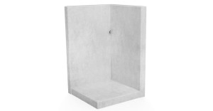 Murek oporowy | narożnik typu L, szer. 99 cm