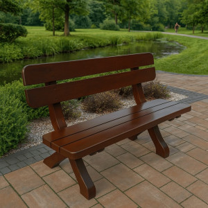 Ławka ogrodowa EKS 110x82x42h