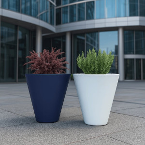 Bardzo duża donica Mercury | wys. 80 cm | śr. 80 cm |