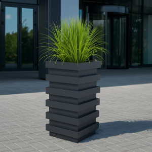 Donica Pluton | dł. 40 cm, szer. 34 cm, wys. 81 cm