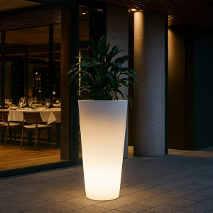 Podświetlana donica 45x91h Venus