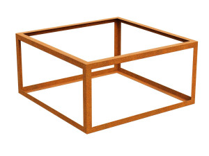 Stelaż do roślin Corten PAQUETE VACIO 5 120x120x60h