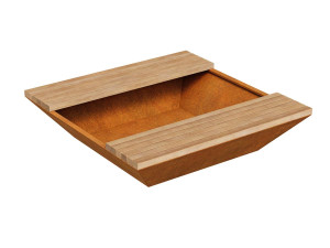 Ławko-donica Corten BASTIDOR 5D 180x180x38h