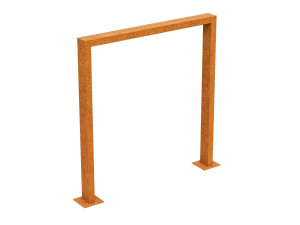 Stojak rowerowy Corten MONTA 2 70x10x75h