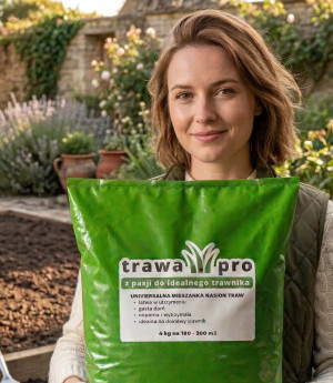 Trawa uniwersalna TRAWA.PRO na 160-200m2 4kg - idealna na przydomowe trawniki