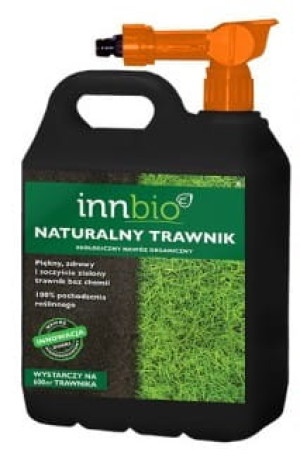 INNBIO Naturalny nawóz na trawę z sprayerem 2l na 600m2