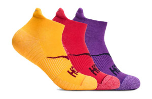 Skarpety Hoka No-Show Run Sock 3-pack żółte/czerwone/fioletowe