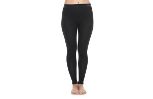 Getry termoaktywne Brubeck Active Wool LE11700 z wełny merino damskie czarne