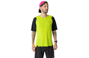 Koszulka Dynafit Dna Shirt żółto-czarna męska