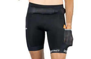 Krótkie legginsy Instinct Trail Skin czarne męskie