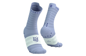Skarpety Compressport Pro Racing Socks V4.0 Ultralight Run High (Lavender / White) fioletowo-białe