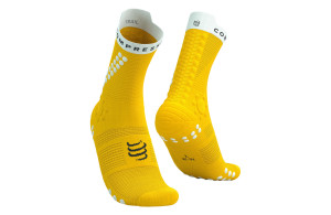 Skarpety Compressport Pro Racing Socks V4.0 Trail (Lemon / White) żółte