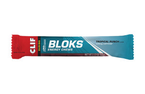 Żelki energetyczne Clif Bloks Energy Chews Tropical Punch 60 g owoce tropikalne + kofeina