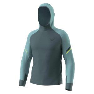 Bluza Dynafit Alpine L/S Hooded Tee niebieska męska