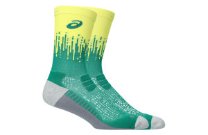 Skarpety Asics Performance Run Socks Crew żółto-zielone