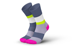 Skarpety Incylence Running Bands Zucchero Canary (High Cut) niebiesko-fioletowe