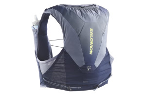 Plecak Salomon Adv Skin 5 granatowy - 5 l z flaskami