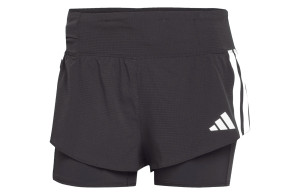 Spodenki Adidas Adizero Running 2in1 Gel Pocket damskie czarne