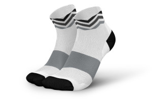 Skarpety Incylence Ultralight Waves Short White (Low Cut) biało-czarne
