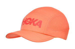 Czapka z daszkiem Hoka Run Hat pomarańczowa