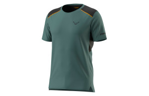 Koszulka Dynafit Sky Shirt ciemnozielona męska